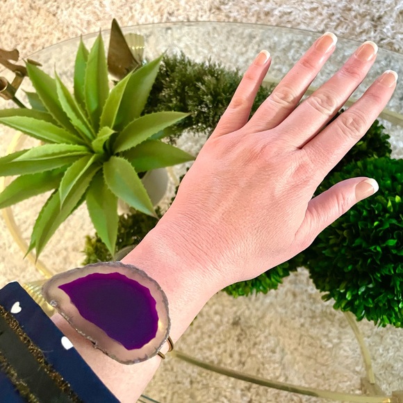 Purple Geode Bracelet - Picture 3 of 8